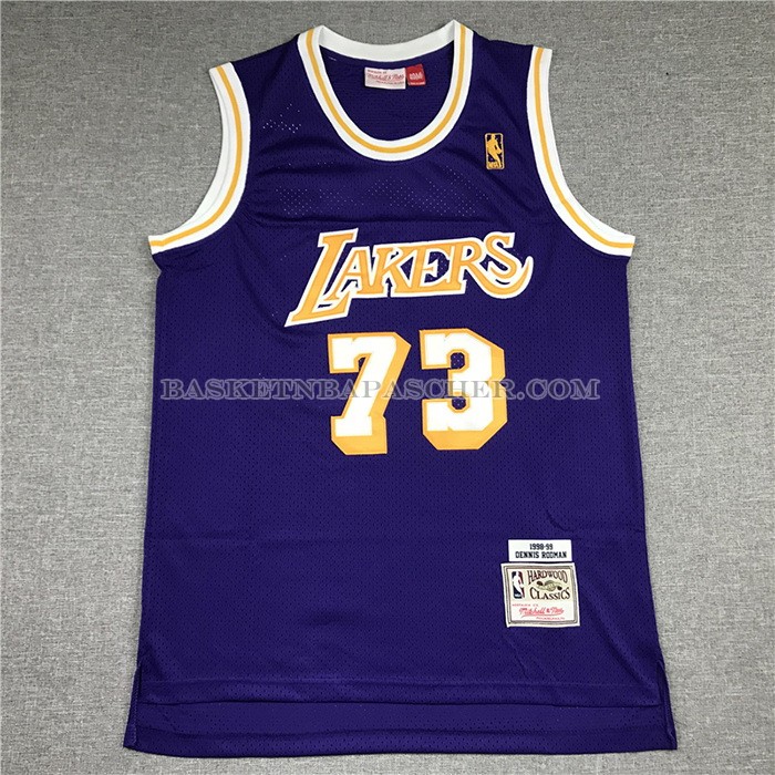 Maillot Los Angeles Lakers Dennis Rodman Mitchell & Ness 1998-99 Volet